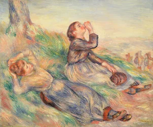 Vendangeurs se reposant, 1884